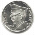 Reichsmünze mit Konterfei von Adolf Hitler/Entwurf
