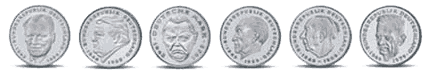 2 DM Münzen